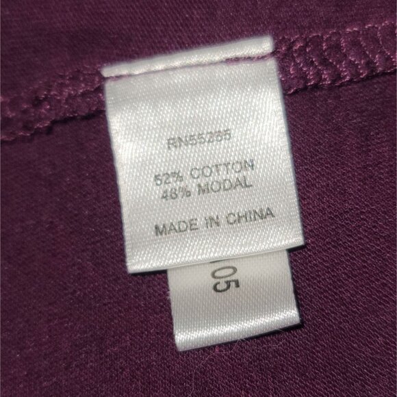 VTG Sequin-Trimmed Purple Express Camisole Top Size S Small Adjustable Straps - Picture 7 of 10